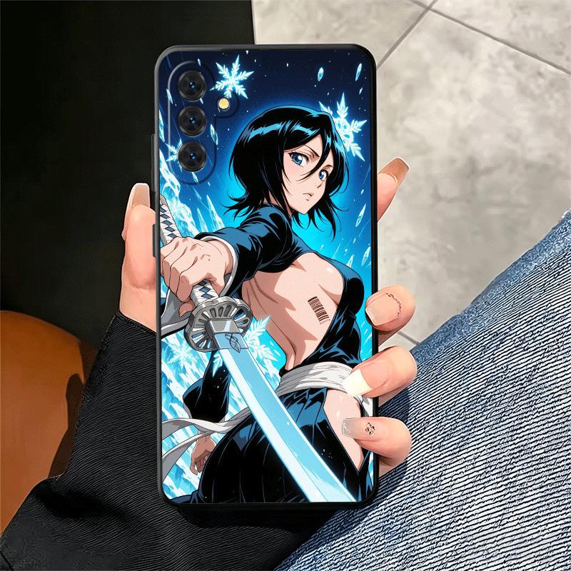 Bleach Kuchiki Rukia Soft Phone Case for Samsung A17 A37 A57 A16 A26 A36 A56 A15 A25 A35 A55 A14 A24 A34 A54 A13 A23 A33 A53 A52
