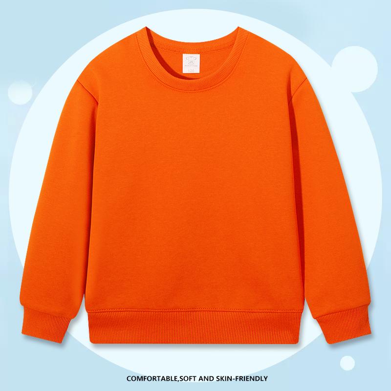 Zirunking 2026 Winter Spring Hoodies Pullovers Kids Boys Girls Round Neck Sweater Comfortable  Sweatshirt Children's Clothing KXINKIDW