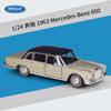New Product 1/24 1963 Mercedes Benz 600 Sedan Simulation Alloy Car Model Toy Collection Display Ornament Boy And  Girl Gifts