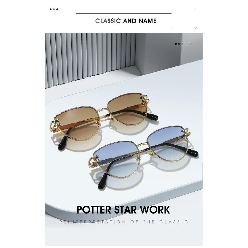 Round-edged triangular frame sunglasses, simple design, UV protection, suitable for driving and outdoor activities