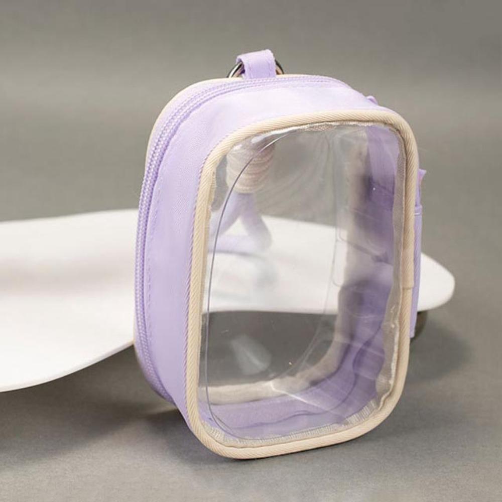 Portable Doll Storage Bag Clear Outdoor Doll Display Bag 10cm Transparent Doll Bag  Storage Bag