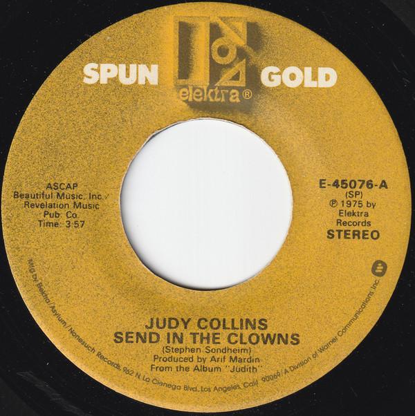 

7inch Record JUDY COLLINS Send In The Clowns E45076 Elektra US Pop Used