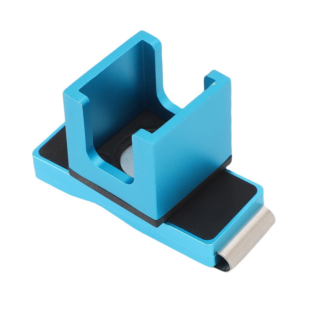 Billiard Chalk Holder Aluminum Universal Dry Oil Pool Cue Chalk Holder Billiard Accessories Blue