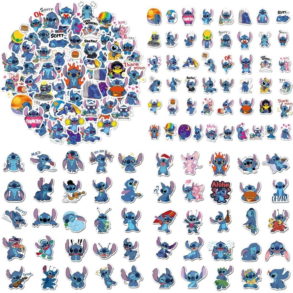 Colorful 50pcs Lilo Stitch Stickers Ideal For Decorating Laptop And Skateboard