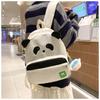 Cute Panda Bag Cartoon Backpack Ins Girl Soft Mini College Middle School Students Small Schoolbag
