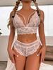 Women's clothing European and American sexy casual suspender short lace pajamas sex set, spot