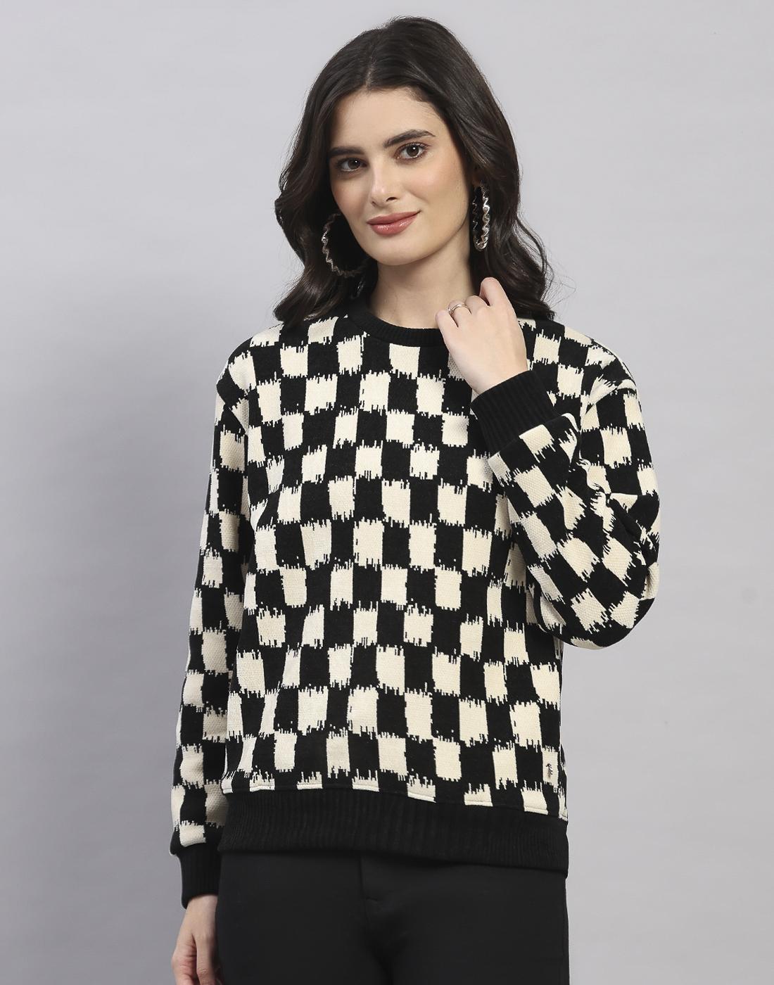 MONTE CARLO Женский свитшот с круглым вырезом и длинным рукавом M чёрный 2540₽