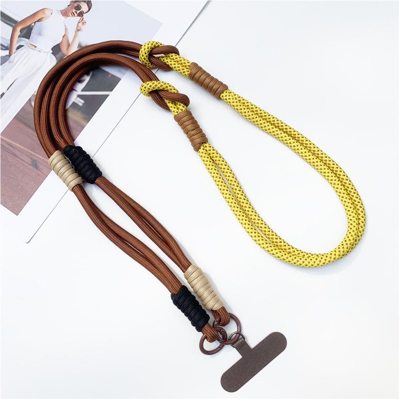 3-in-1 120cm Crossbody Handy-Hängeseil Nacken-Lanyard Armband Abnehmbares Handy-Lanyard Wasserbecher-Hängeseil