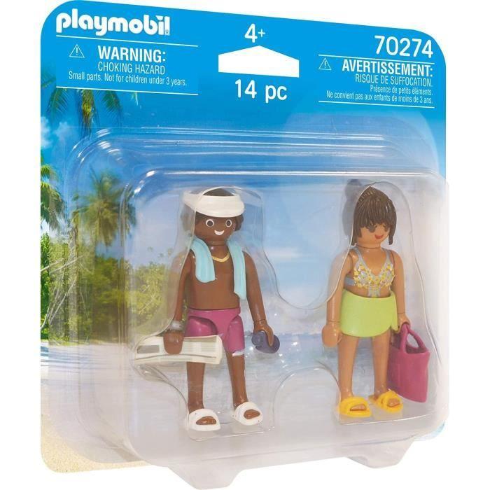 PLAYMOBIL - 70274 - Playmobil Duo - Couple de vacanciers