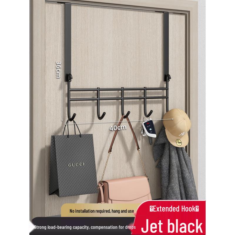 Adhesive No-Drill Door Hook Rack for Clothes