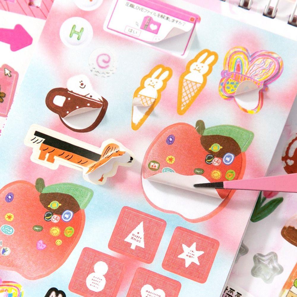 Wunderbare Momente Serie Aufkleber Buch DIY Scrapbook Aufkleber süße Tagebuch Aufkleber Schreibwaren