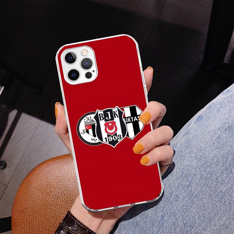 B-Besiktas B-BJK Handyhülle Für iPhone 13 12 Mini 11 Pro Max XS XR X SE 7 8 Plus 5S 5 6S 6 Geschenk Druckabdeckung Fundas