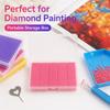 24PCS Diamond Painting Wax Clay Set with Heart Pin Sticky Pen Glue Clay for 5D DIY Diamond Art Rhinestone Craft Tools Portable Storage Box Accessories