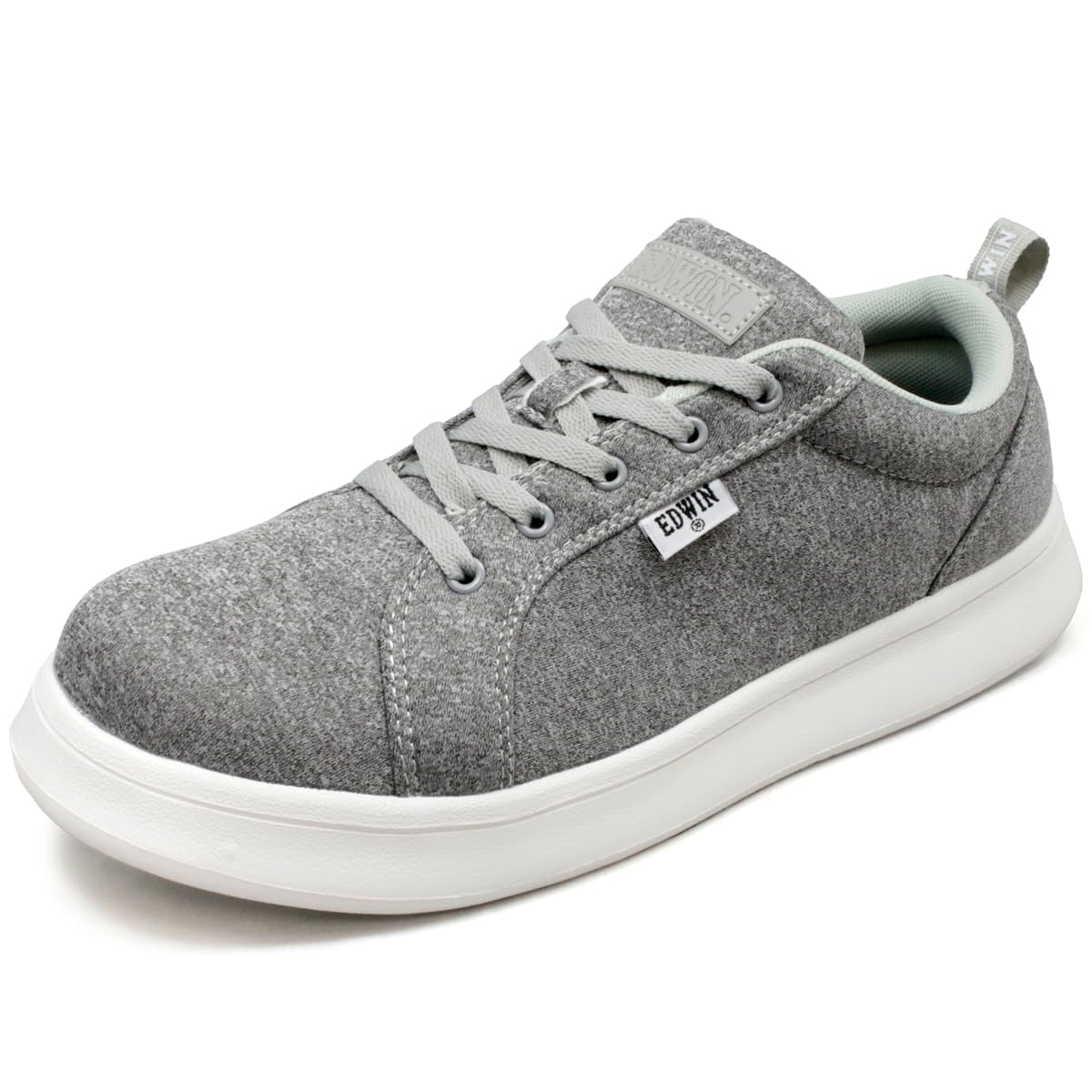 

Edwin Safety Work Shoes with Resin Toe Plastic EVA Toe Simple and Stylish Size Men s Low-Cut Shoes, Ultra-Lightweight Cap, Core, Sole, Protection, серый