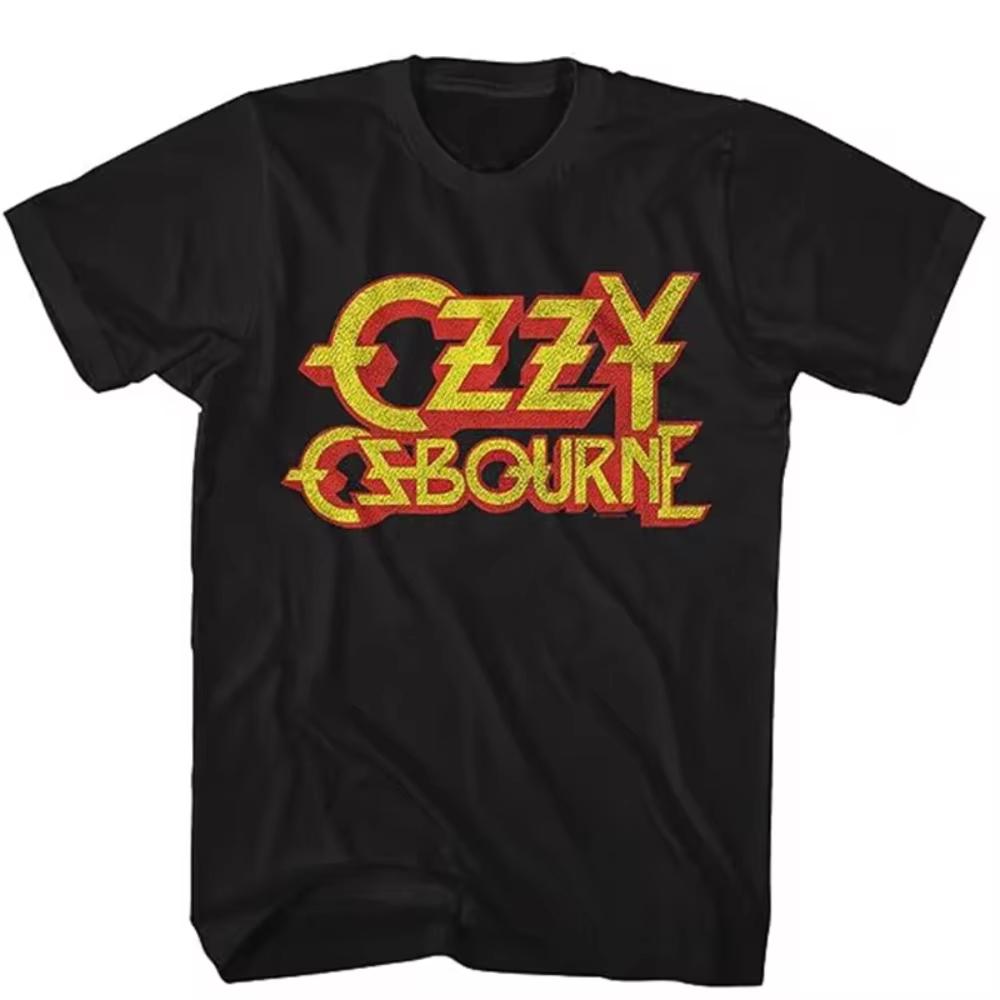 

Летняя новая графическая футболка с принтом рок-группы Ozzy Osbourne, мужская футболка с коротким рукавом, высокое качество, уличная одежда, женская одежда 4XL