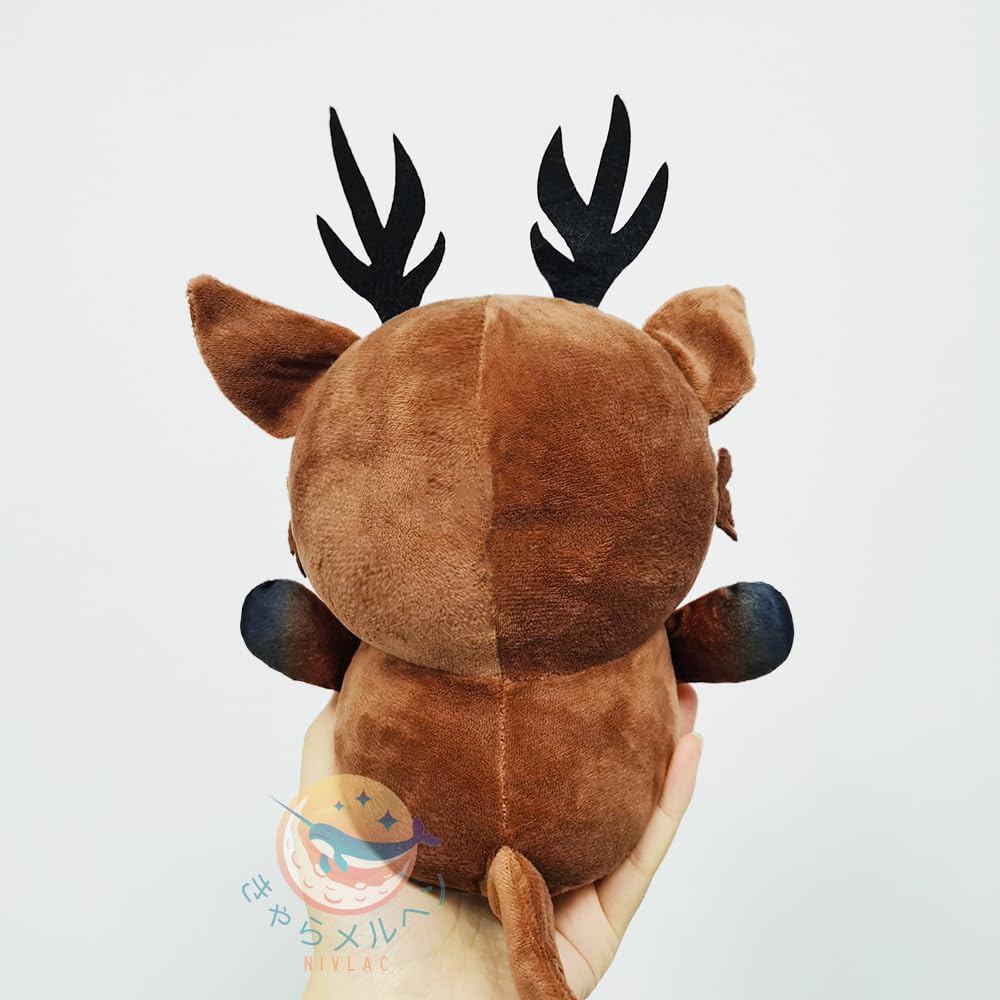 99 Nights In the Forest Plush Toy, Deer Keychain, Fluffy, Survive for 99 Days, Horror Game Merchandise, Sewn-in Doll, Cute, Soft, Portable, Kids'