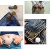 8 STÜCK Knopferweiterungen für Jeans, Hosenknopferweiterung, Taillenerweiterungen für Hosen für Damen Herren, Sofortige Hosenerweiterung ohne Nähen
