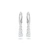 Swarovski Rhodium Drop Earrings 5416155