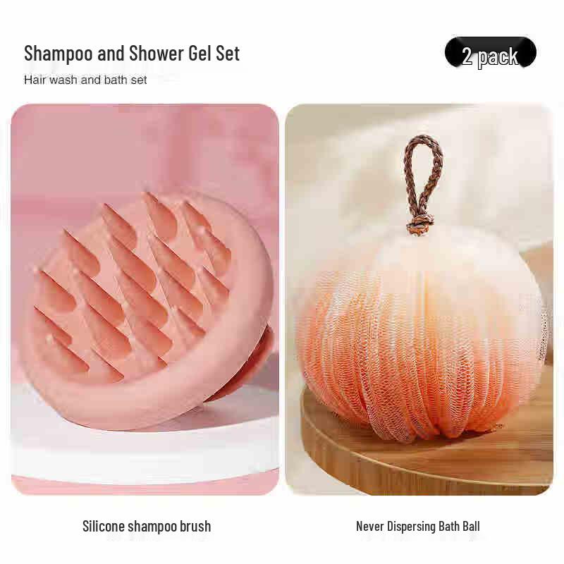 Silicone Scalp Massager & Shampoo Brush