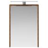 Bathroom Mirror Cabinet with Shelf Reclaimed Wood Look 43 x 16 x 62.5 cm