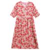Summer Plus Size Elegant Dresses for Women  Casual Half Sleeve Long Dress