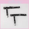 Punk Girl Suspender Belt Pvc Adjustable Elastic Fashion Accessory For Adult Women