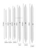 6-piece solid newsprint blending stumps set – white