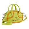 New PUMA FENTY Collaboration Polyurethane One Shoulder Handbags Regular Women's Yellow Green 092152-01