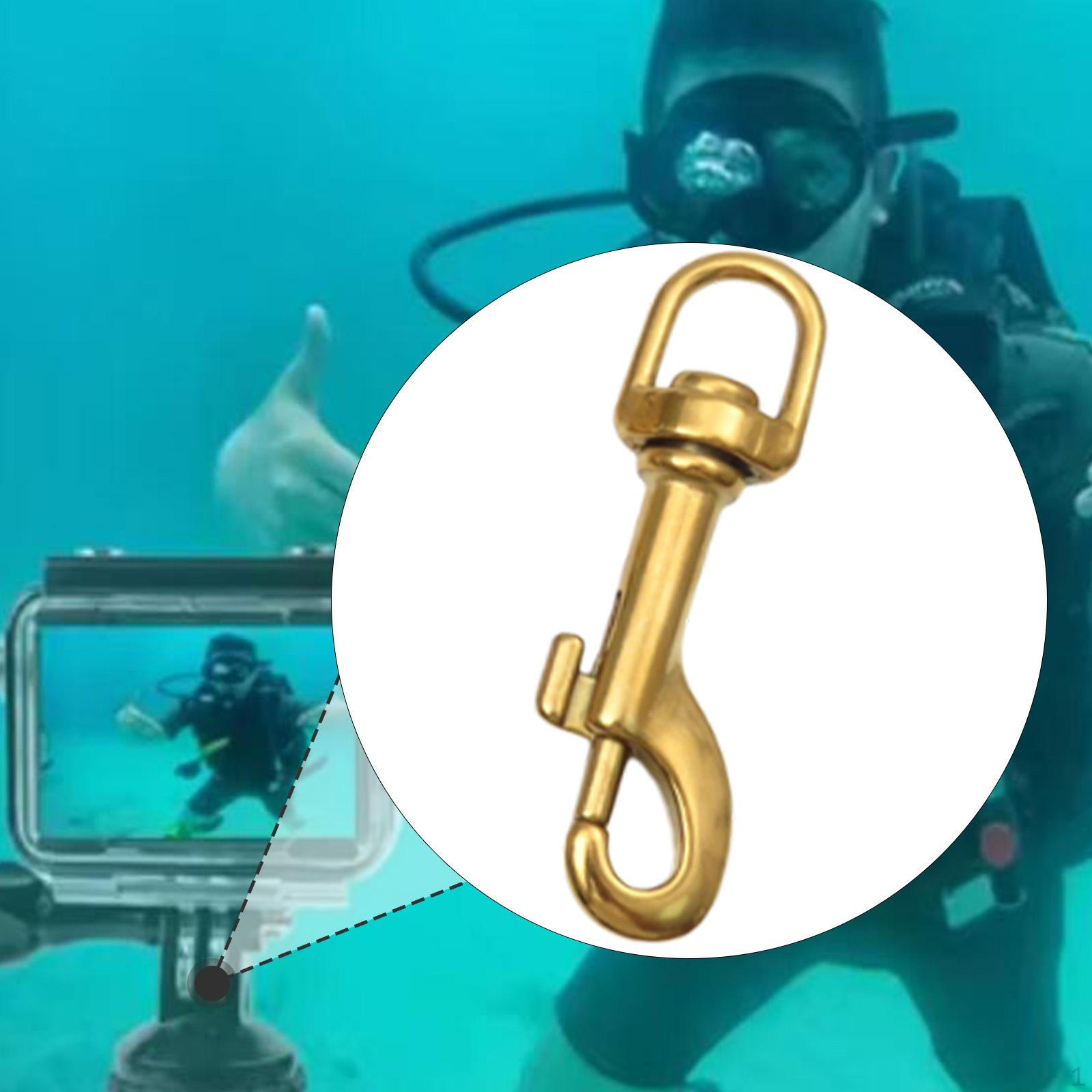 

Карабин из нержавеющей стали 316 с вертлюгом, односторонний, для дайвинга, поводков для домашних животных, 70mm