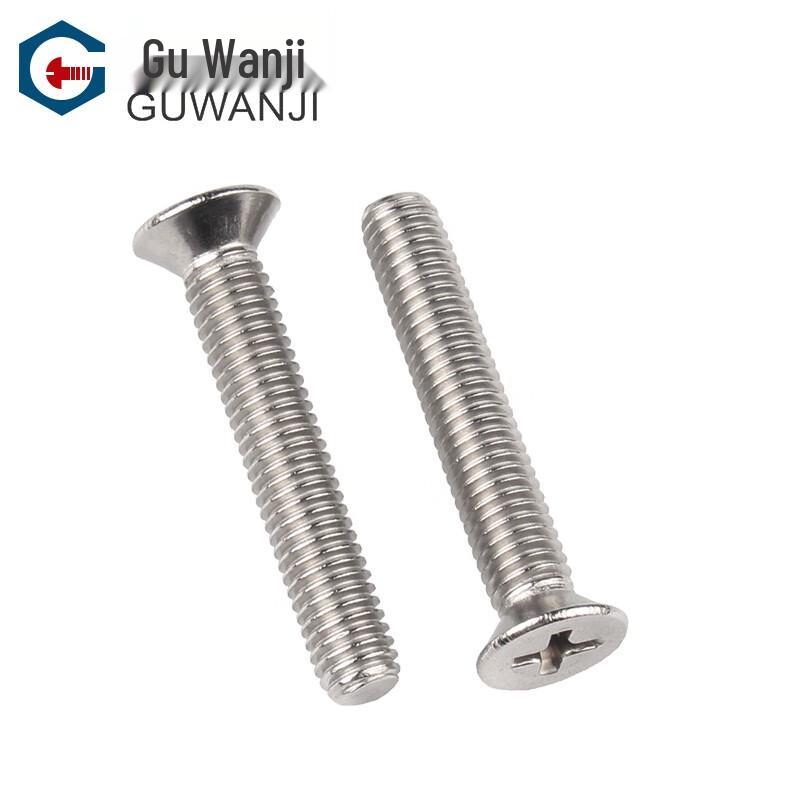GUWANJI 304 Edelstahl Kreuzschlitz Senkkopf Maschinenschrauben