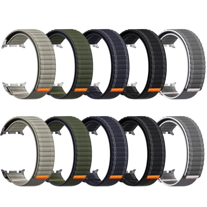 Nylon Loop Sport Band Compatible with Samsung Galaxy Watch 8 40mm/44mm/46 mm 2026 Soft Adjustable Replacement Strap Women Men
