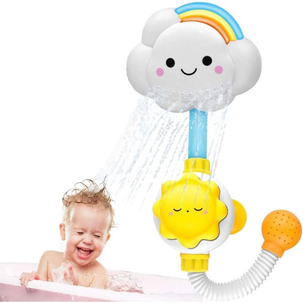 Jouet de douche à pompe à eau automatique, en plastique durable sans BPA pour le bain de bébé, moteur magnétique assurant un fonctionnement