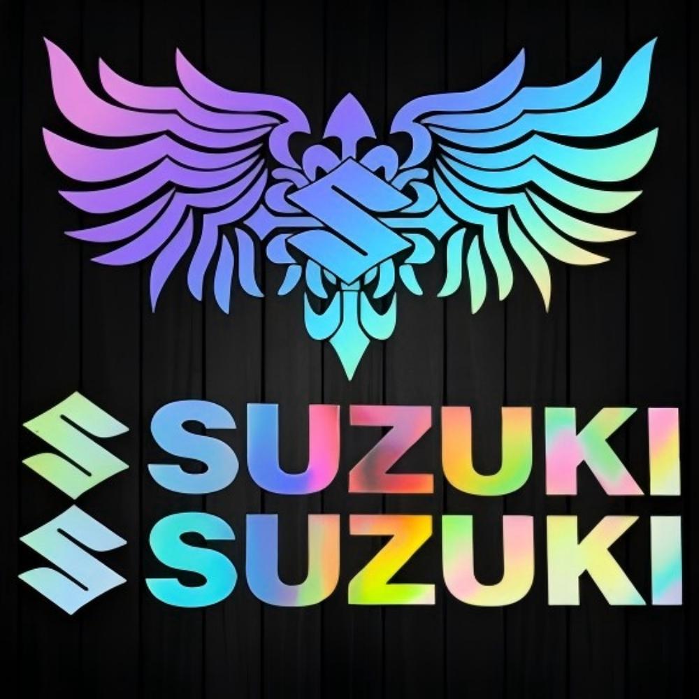 For Suzuki Racing Stickers Moto Sticker Auto Body Bumper Windows Motorcycle Laptop Walls Vinyl Decal Car Tuning Accessories