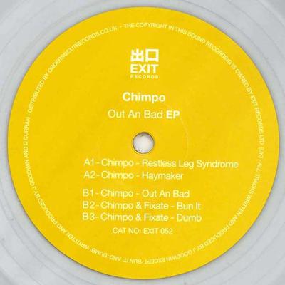 12inch Record CHIMPO - Out An Bad EP EXIT052 Exit Records 2014 UK Dance & Electronica Used