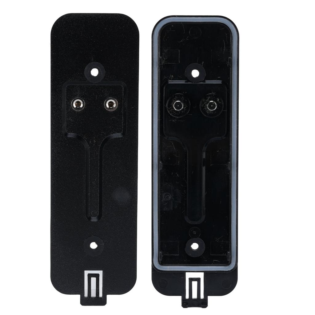 Placa Traseira de Campainha Peça de Reposição Padrão Placa de Montagem de Campainha de 2 Furos com Chave