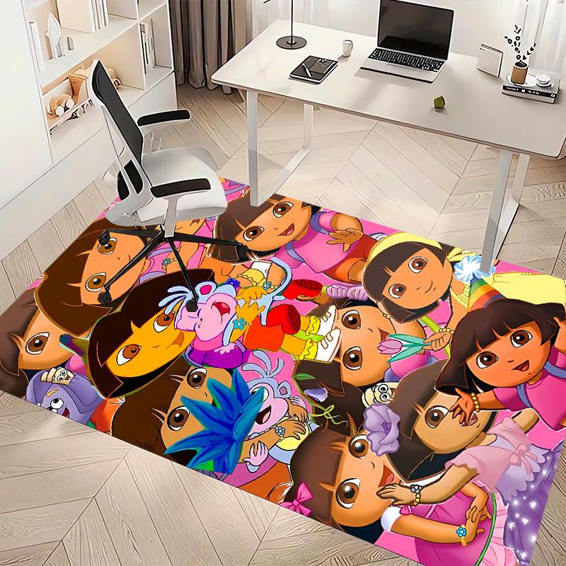 D-Doras The Explorer Printed Absorbent Washable Carpet, Non-Slip Bathroom Mats, Kitchen Rugs, Yoga Mat,Living Room Entrance, Camping Picnic Rugs