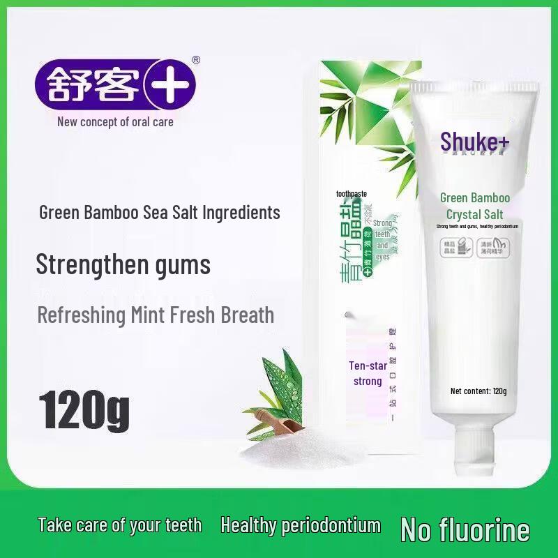 Shuke Green Bamboo Crystal Salt Toothpaste
