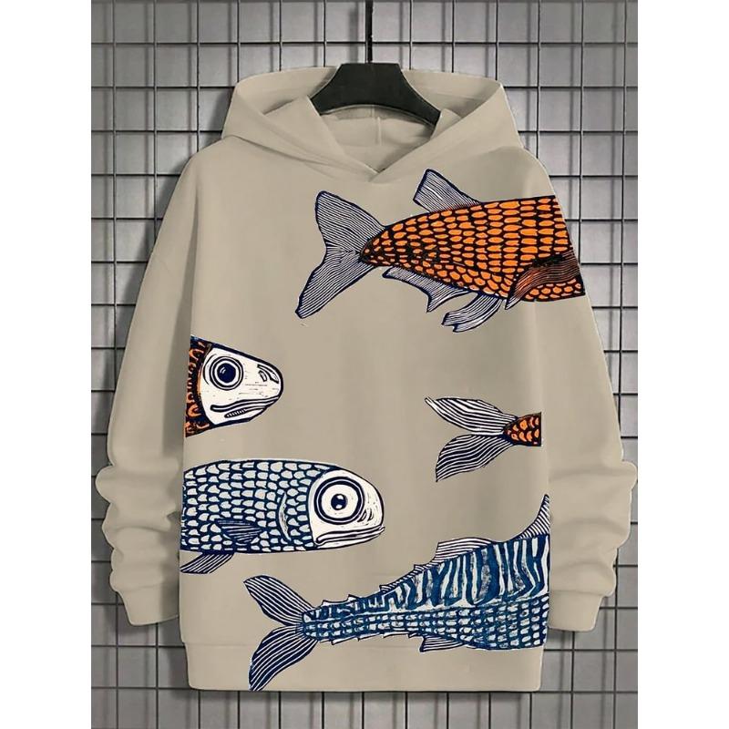 

Осень и зима Мужская толстовка с капюшоном Animal Art в японском стиле Harajuku Fashion Casual Sports Hoodie Pattern Осень и зима S