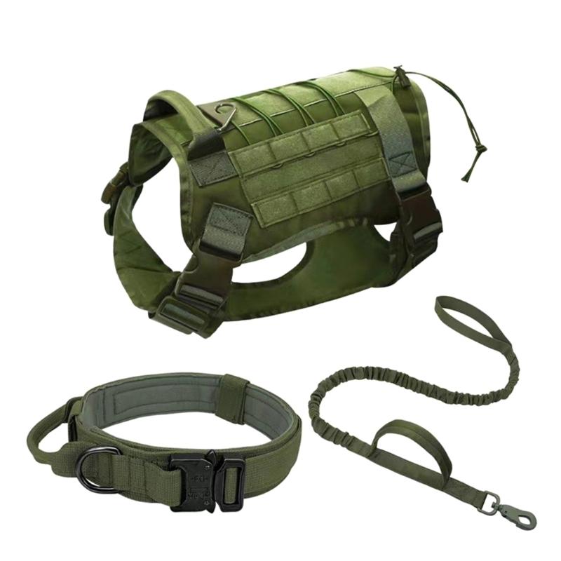 Night Use Dog Leashes Set Versatiles Dog Leashes Regulable Dog Harnesses for Media and Large Dogs