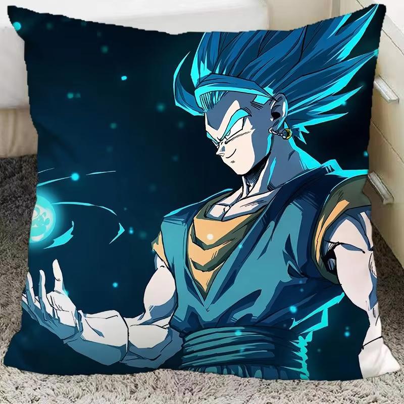 Dragon Ball Anime Cosplay Pillow Covers Decorative Home Double-Sided Print Square Pillow Living Room Decoration Pillowcase Gift