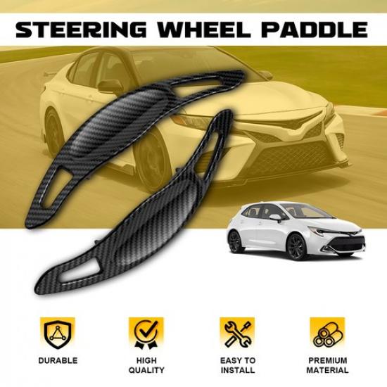 Steering Wheel Paddle Shifter Extension For Toyota Camry 18-25 Carbon Fiber ABS