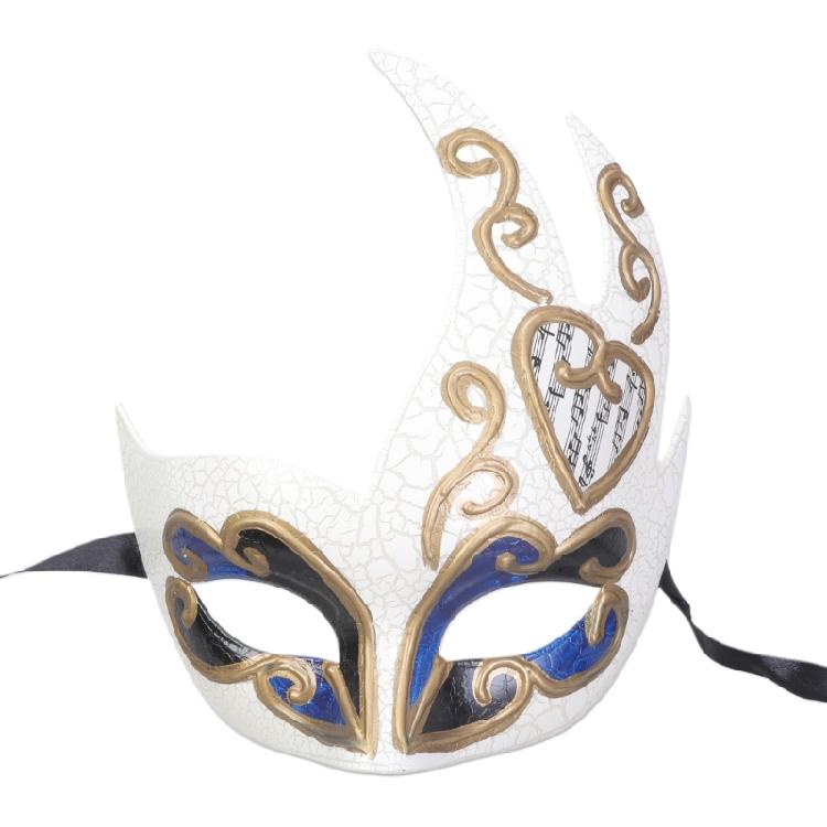 Masquerade Half Face Mask Halloween Eyemask Costume Half Mask Masquerade Costume Accsessory for Women Men Halloween