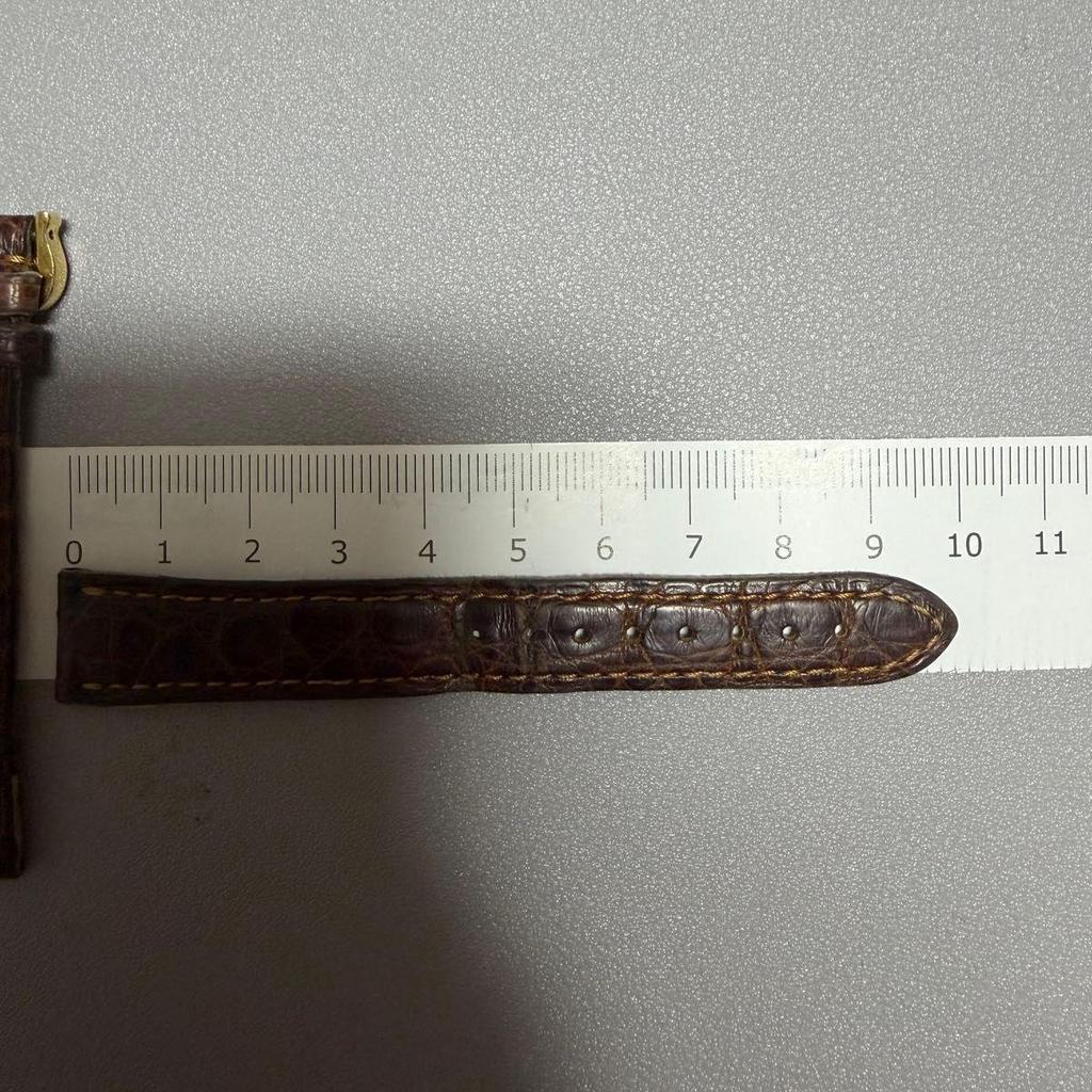 Used Cartier watch leather strap