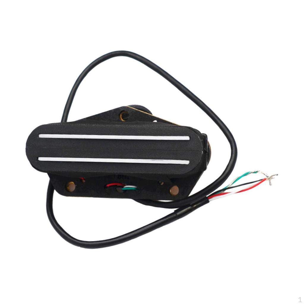 Bridge Double Coil Pickup for Electric Guitar with Rail System
