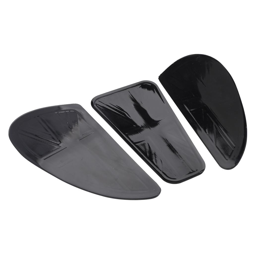 3x Fuel Petrol Tank Custom Knee Pads Union Jack For Bonneville Bobber Scrambler