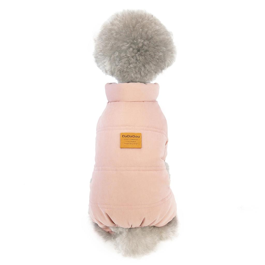 Pet High Neck Four Legged Coat Winter Thick Jumpsuit Four Legged Four Legged Dog Parkas Dog Pajamas Puppy Clothes Pet Clothing