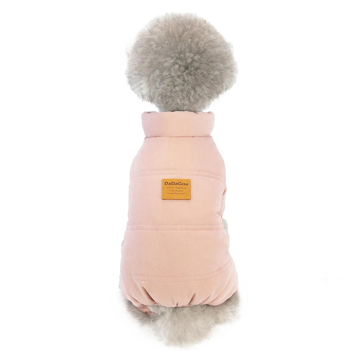 

Пальто с высоким воротом для домашних животных, зимний толстый комбинезон, парки для четвероногих собак, пижамы для собак, одежда для щенков, одежда для домашних животных XXL