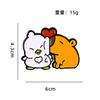 Strong Adsorption Metal Capybara Fridge Magnet, Creative Cute Cartoon Animal Magnetic Sticker, Decorative Magnet for Home Kitchen Refrigerator