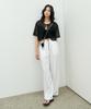 MAKE A TOAST Semi Low-Rise Pocket Pants White Mbespa005Wh