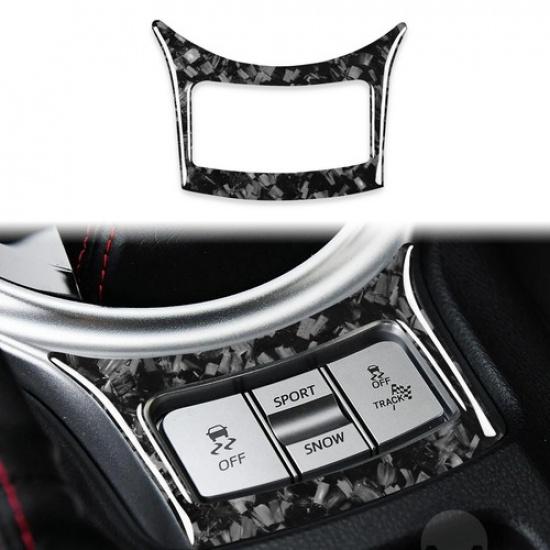 Carbon Fiber Center Console Switch Panel Trim for Toyota 86 2017-